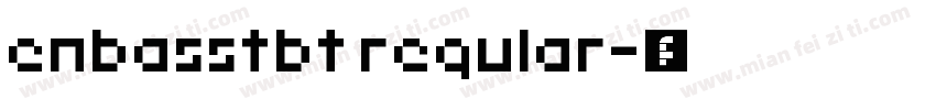 enbasstbt regular字体转换